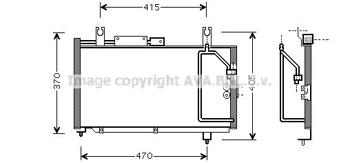 AVA QUALITY COOLING Kondensaator,kliimaseade SZ5067